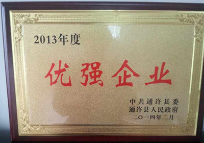 2013年度優(yōu)強(qiáng)企業(yè)